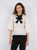 Lorraine Poplin Blouse - Ivory