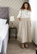 Lorraine Poplin Blouse - Ivory