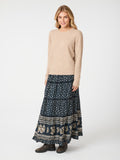 Felicia Mini Border Kjol - Camel