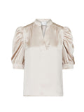 Roella Heavy Sateen Blus - Champagne