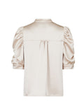 Roella Heavy Sateen Blus - Champagne