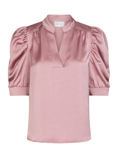 Roella Heavy Sateen Blouse - Evening Rose