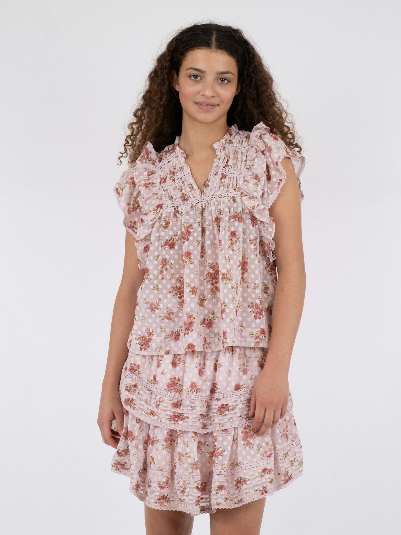 Jayla Dreamy Rose Top - Rose