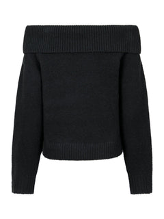 Jane Knit Blouse - Black