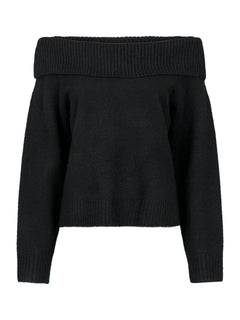 Jane Knit Blouse - Black