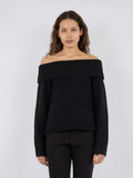 Jane Knit Blouse - Black