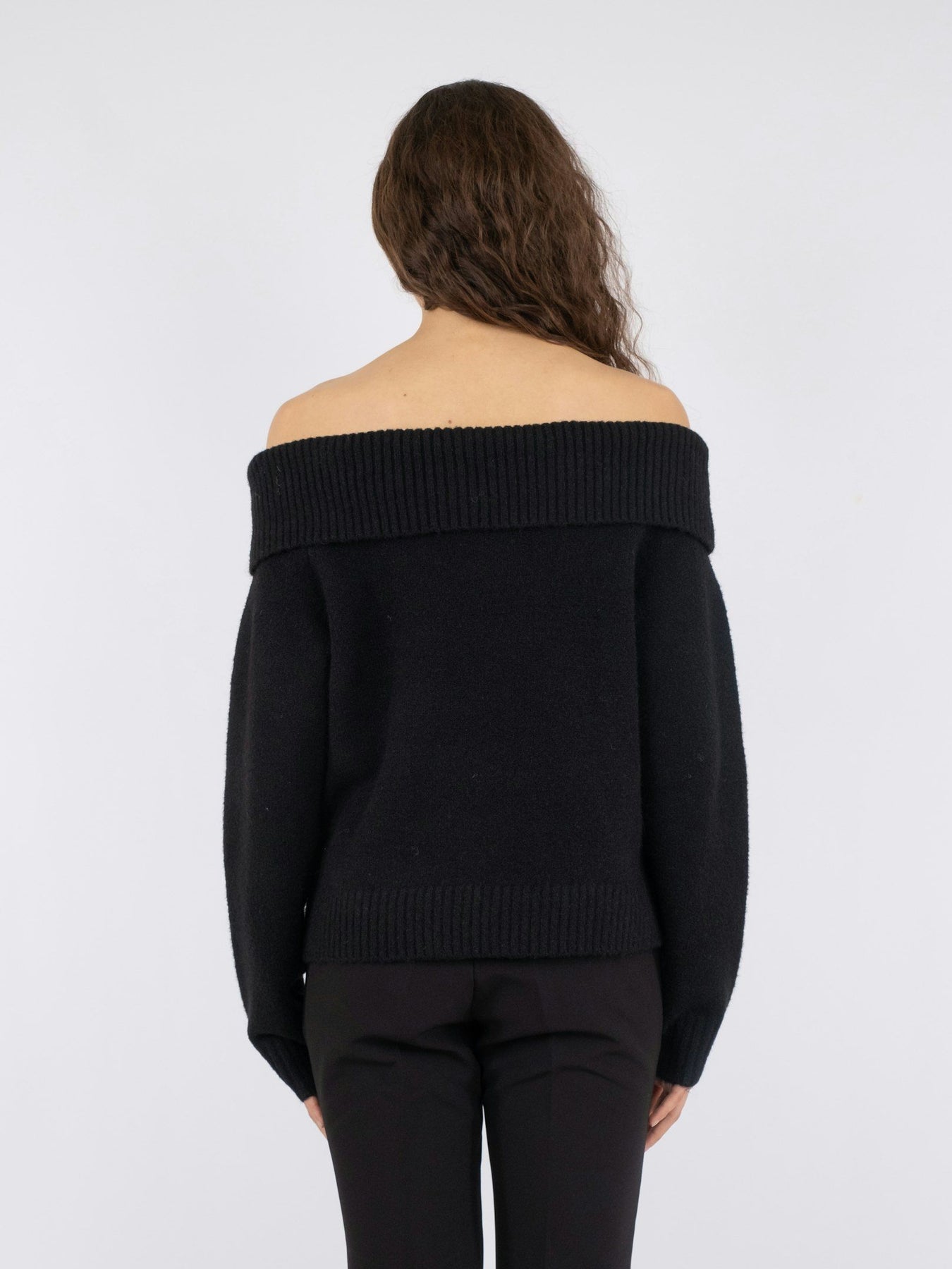 Jane Knit Blouse - Black