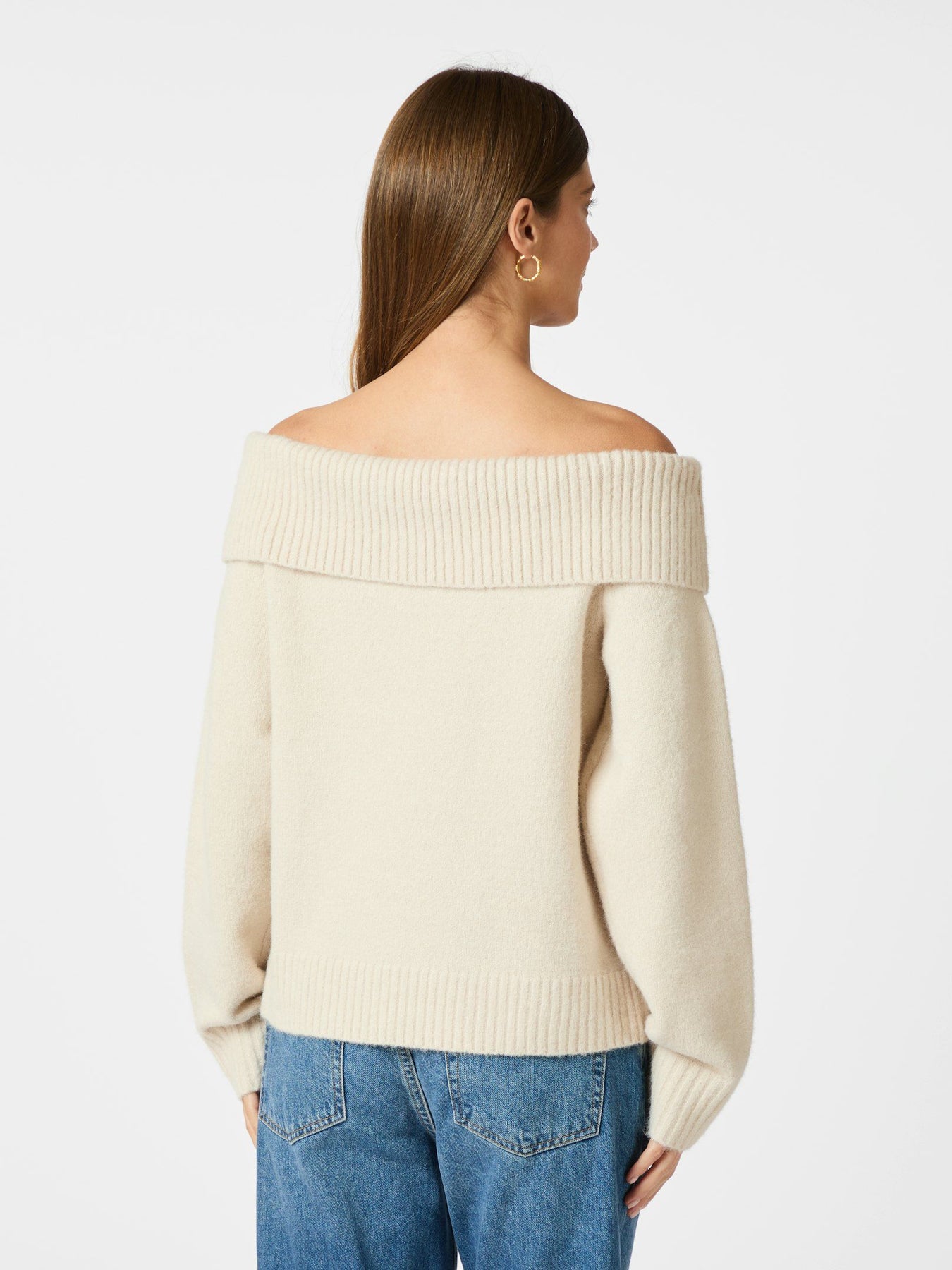 Jane Knit Blouse - Ivory