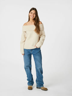 Jane Knit Blouse - Ivory