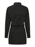 Zoe Denim Dress - Black