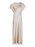 Andrea Heavy Sateen Dress - Champagne