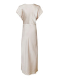 Andrea Heavy Sateen Dress - Champagne