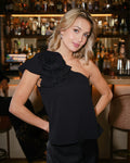 Kelina Rose Top - Black