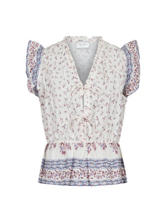 Rovena Mini Border Top - Ash Rose