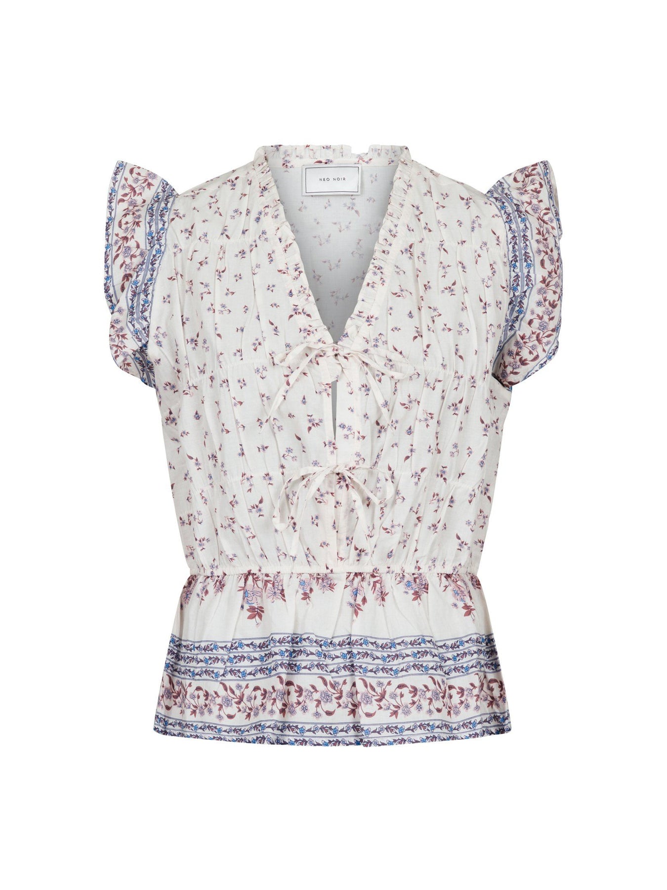 Rovena Mini Border Top - Ash Rose