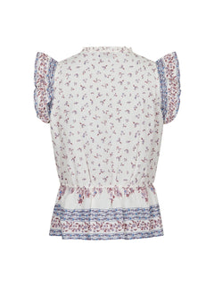Rovena Mini Border Top - Ash Rose