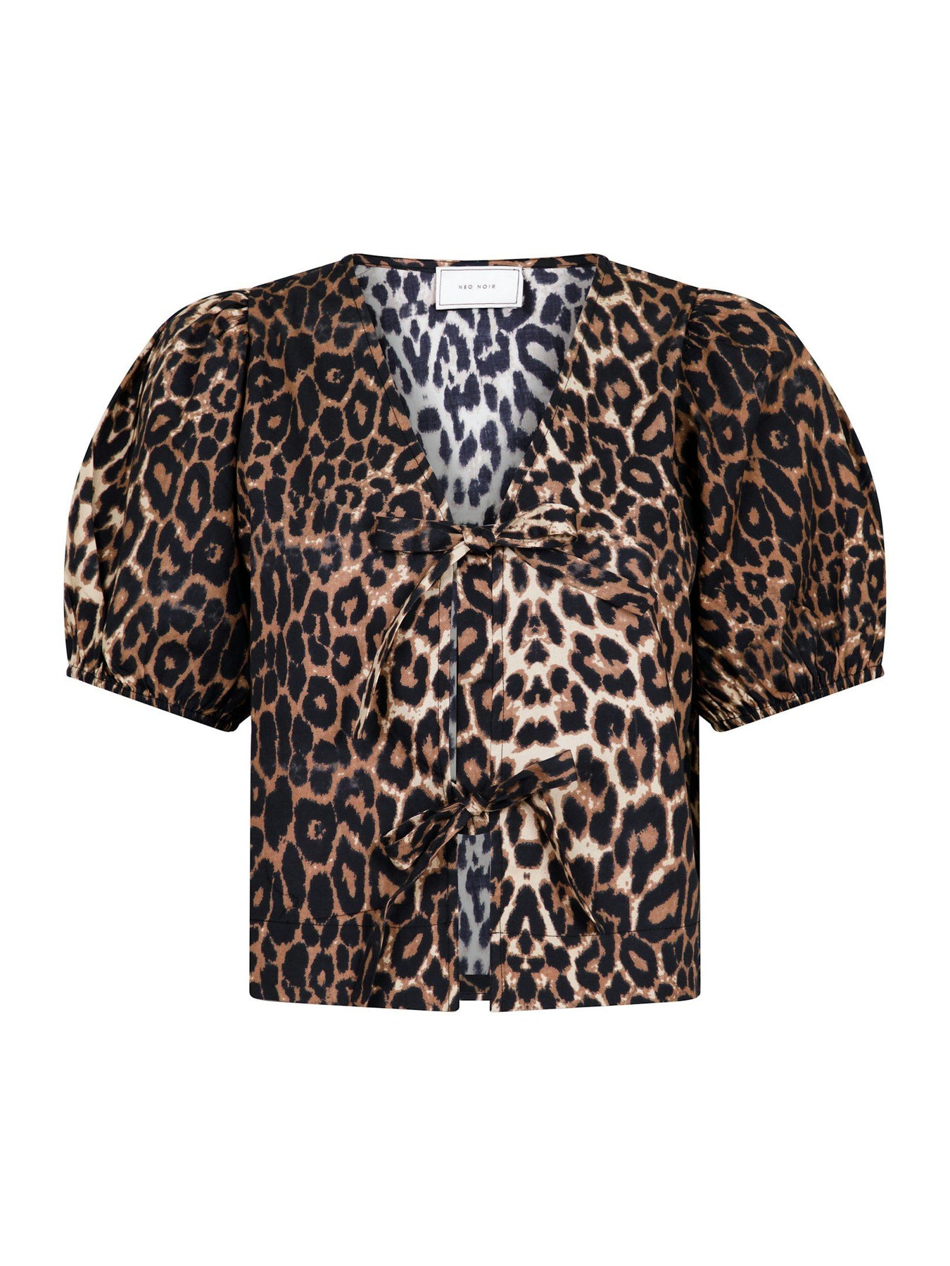 Bianca Leo Blouse - Leopard