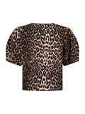Bianca Leo Blouse - Leopard