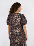 Bianca Leo Blouse - Leopard