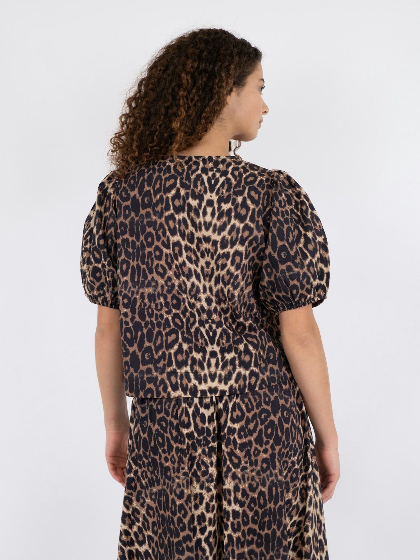 Bianca Leo Blouse - Leopard