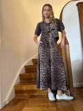 Bianca Leo Blouse - Leopard