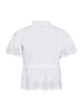Satsi Embroidery Blouse - White