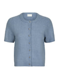 Mitta Stickad Kofta - Smoke Blue