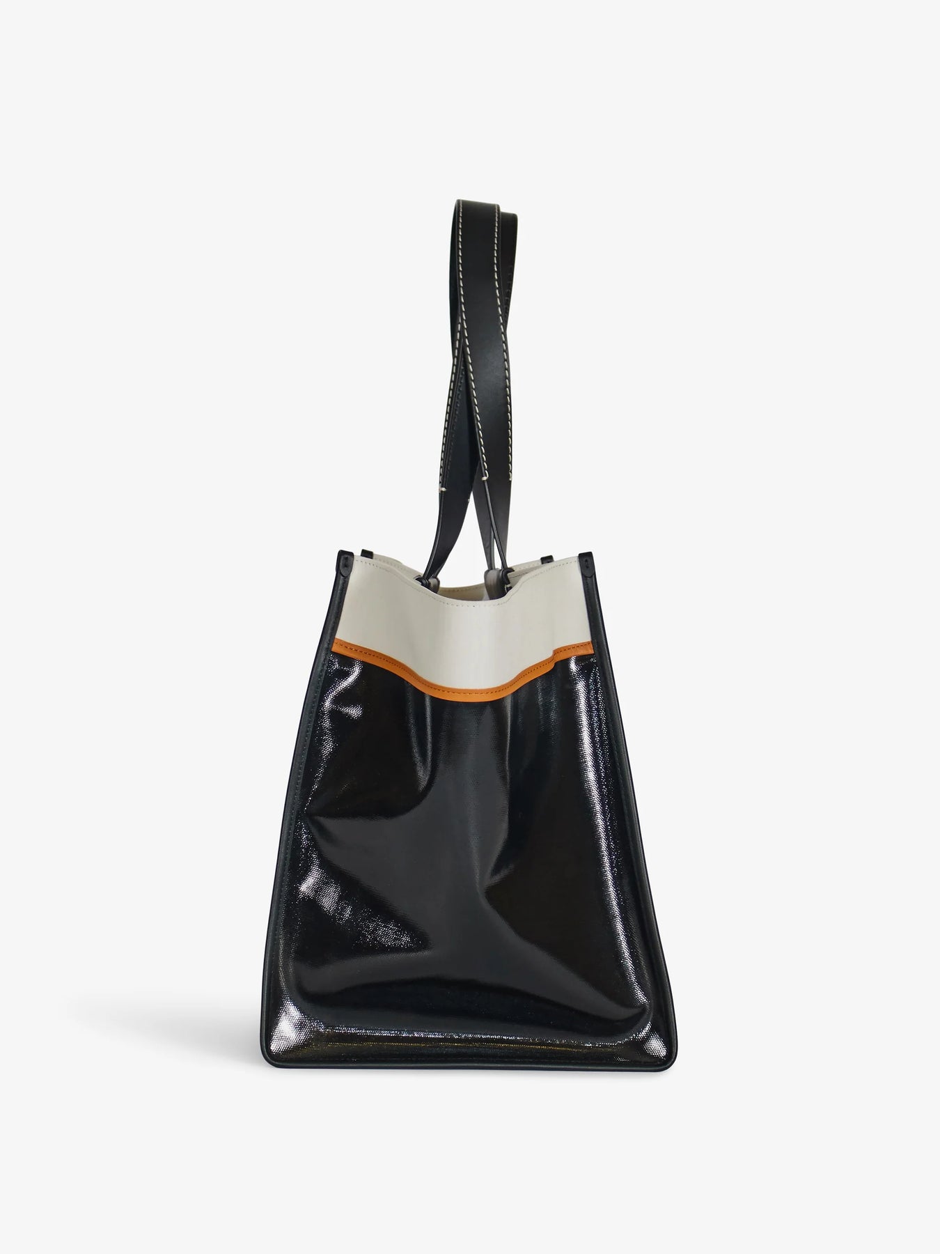 XL Morris Coated Canvas Tote - Black