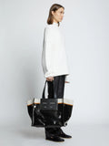 XL Morris Coated Canvas Tote - Black