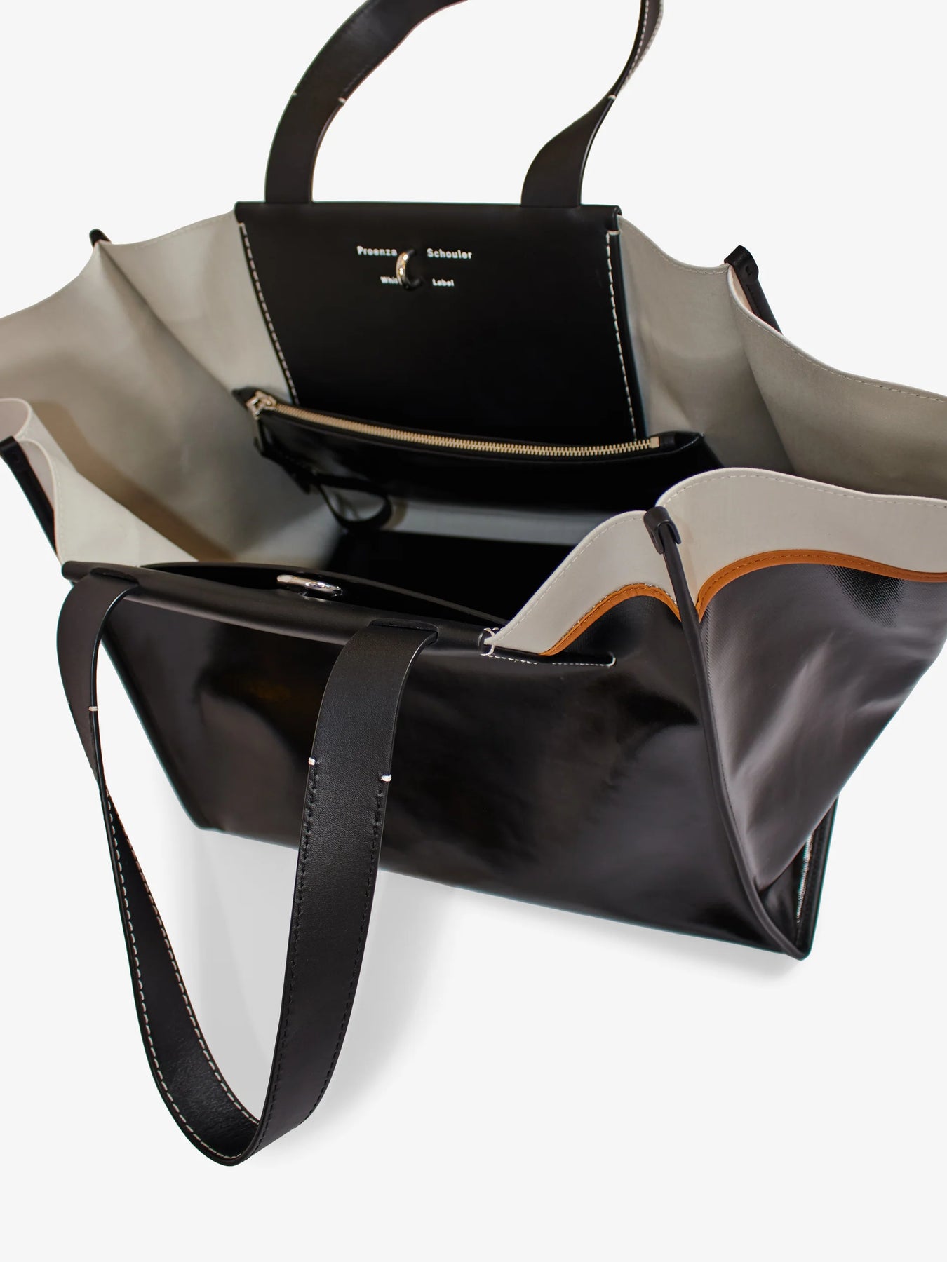 XL Morris Coated Canvas Tote - Black