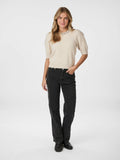 Maia Stone Knit Blouse - Ivory