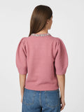 Maia Stone Knit Blouse - Rosa