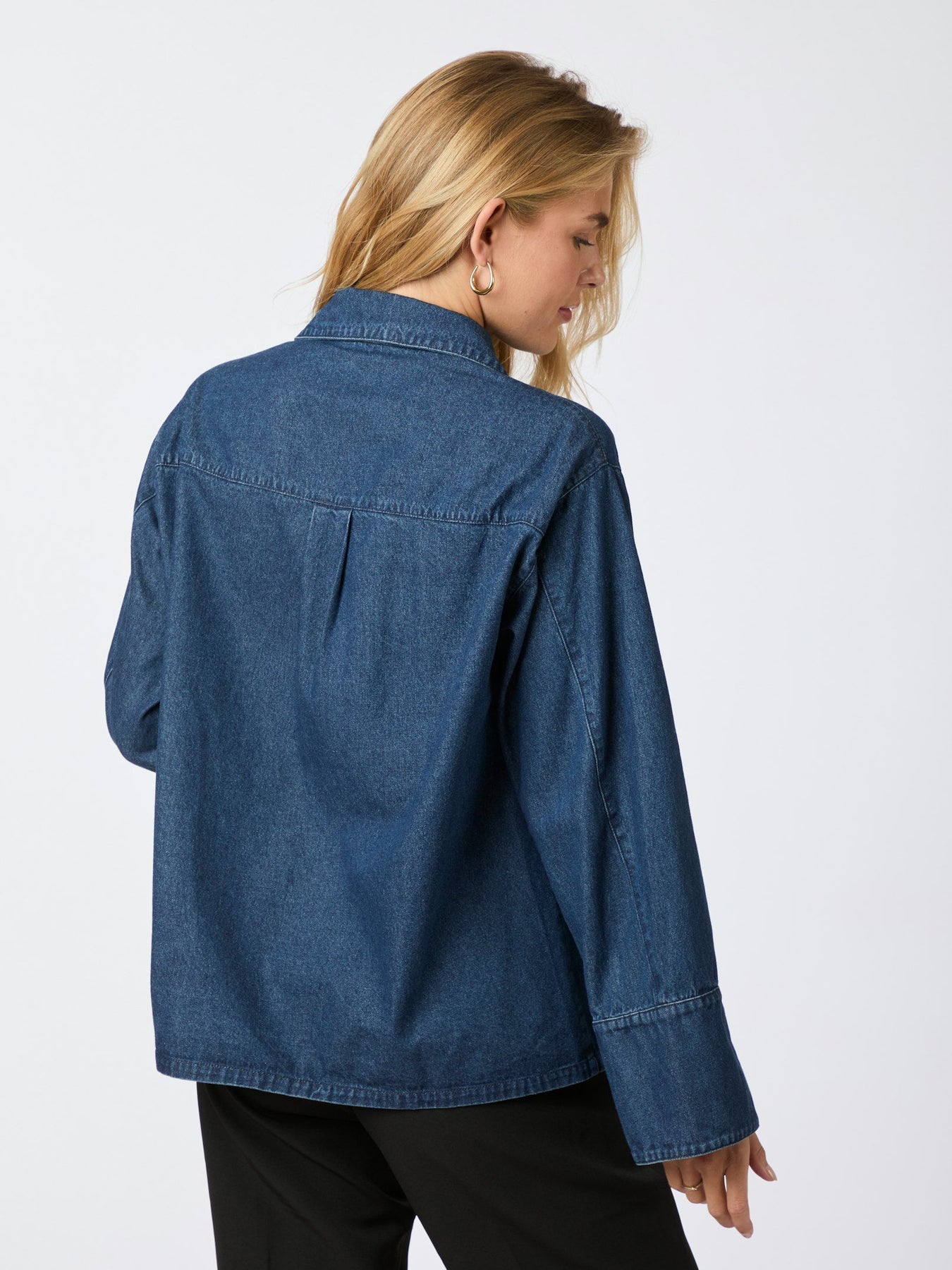 Starlie Denim Shirt - Dark Blue