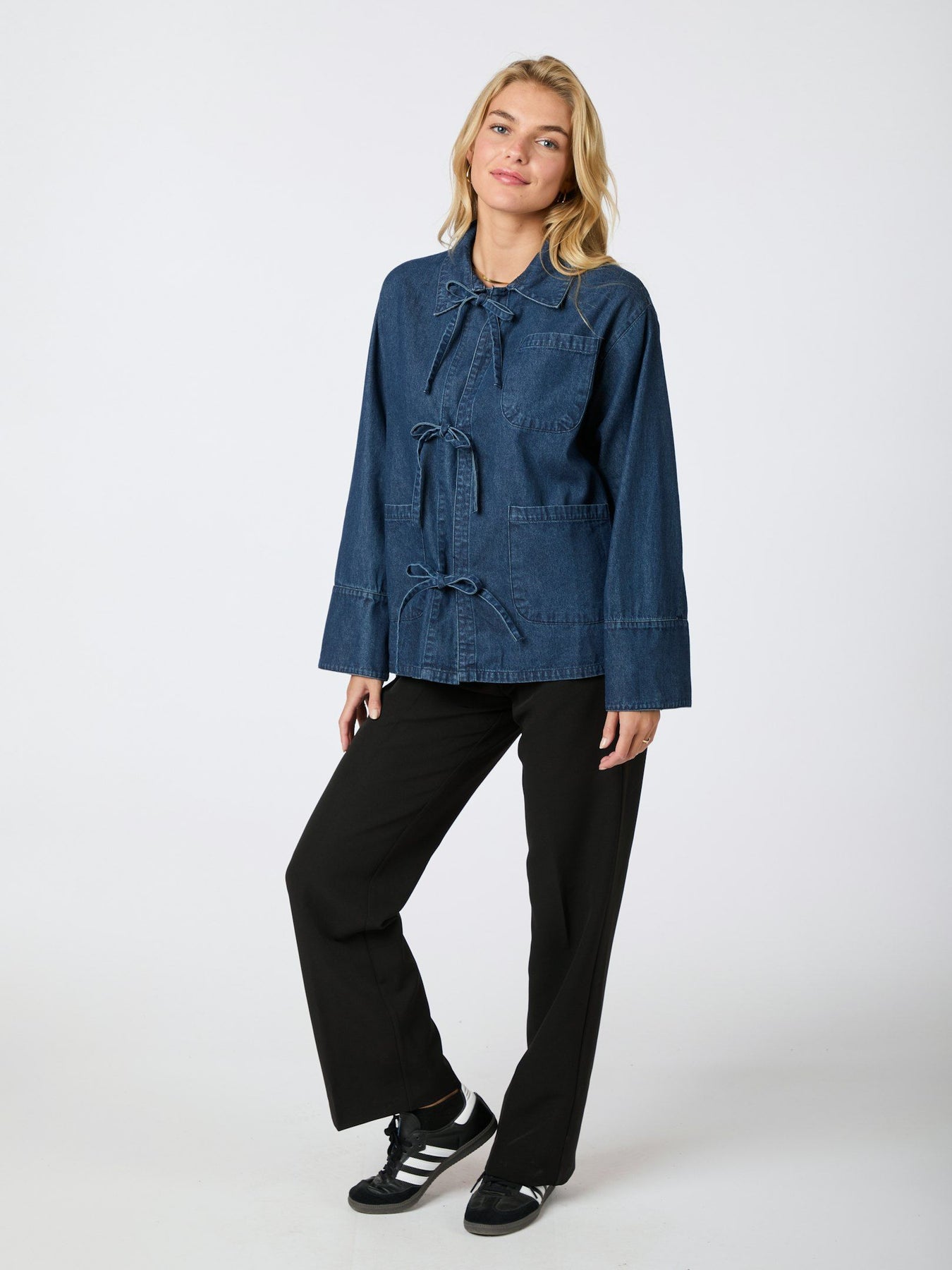 Starlie Denim Shirt - Dark Blue