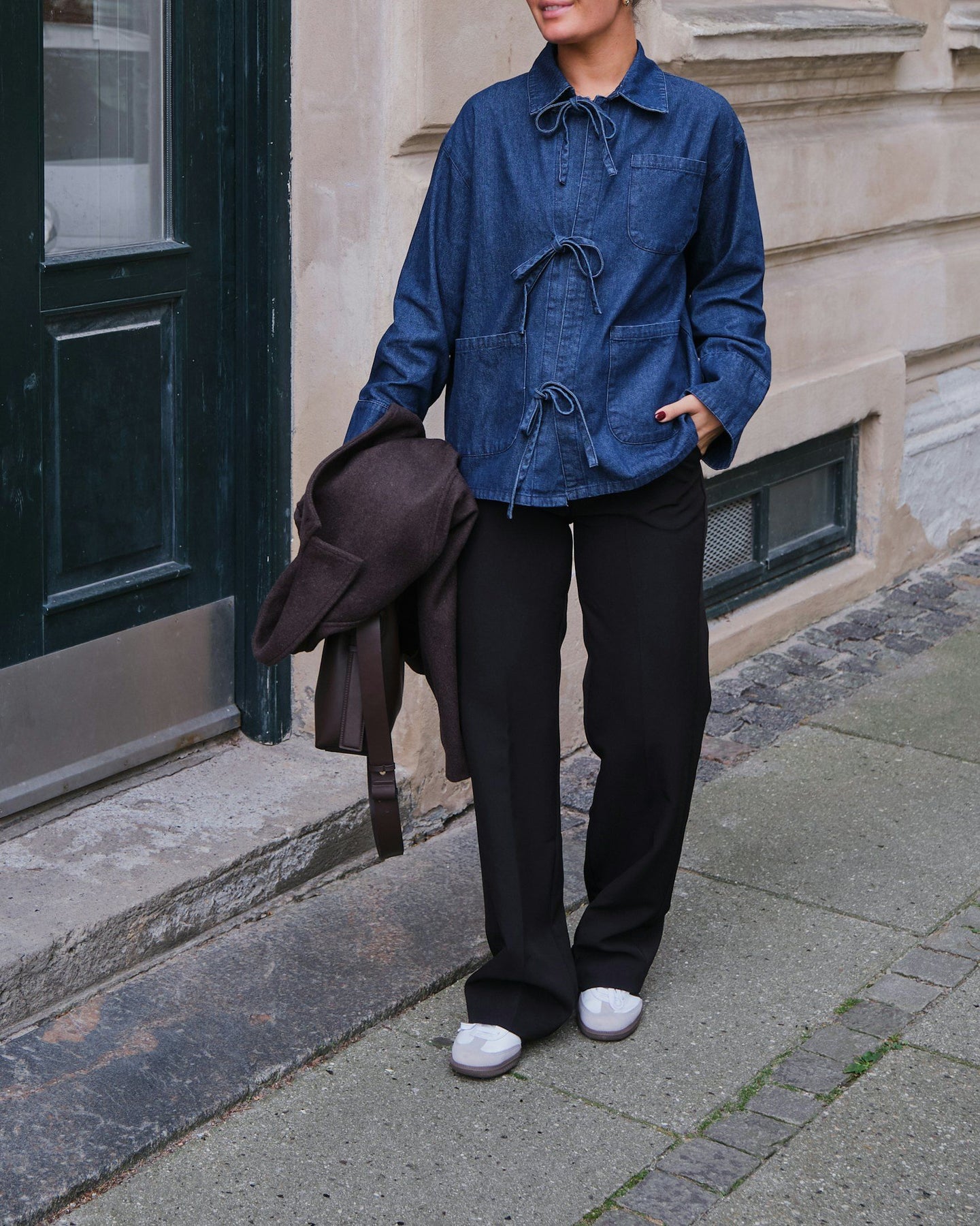 Starlie Denim Shirt - Dark Blue