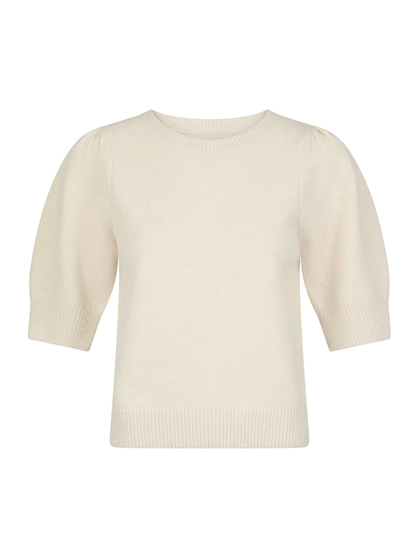 Martha Bow Knit Tee - Ivory