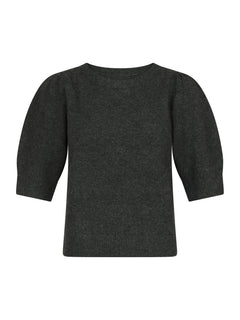 Martha Bow Knit Tee - Antracit