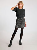 Martha Bow Knit Tee - Antracit