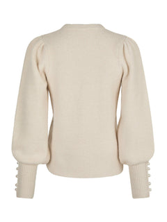 Angie Knit Blouse - Ivory