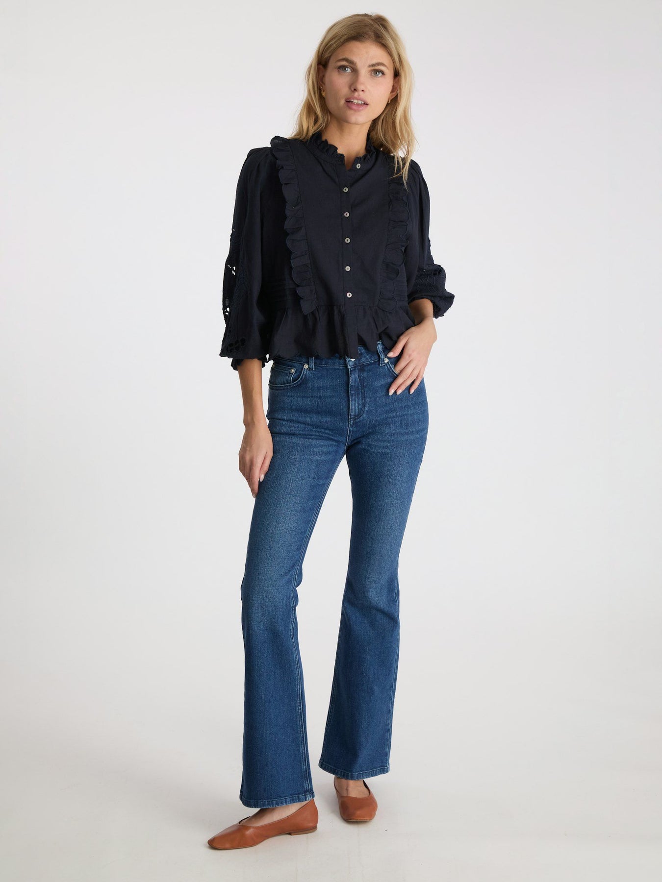 Georgina Denim Pants - Blue