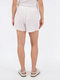 Merritt Pointelle Heart Shorts - White