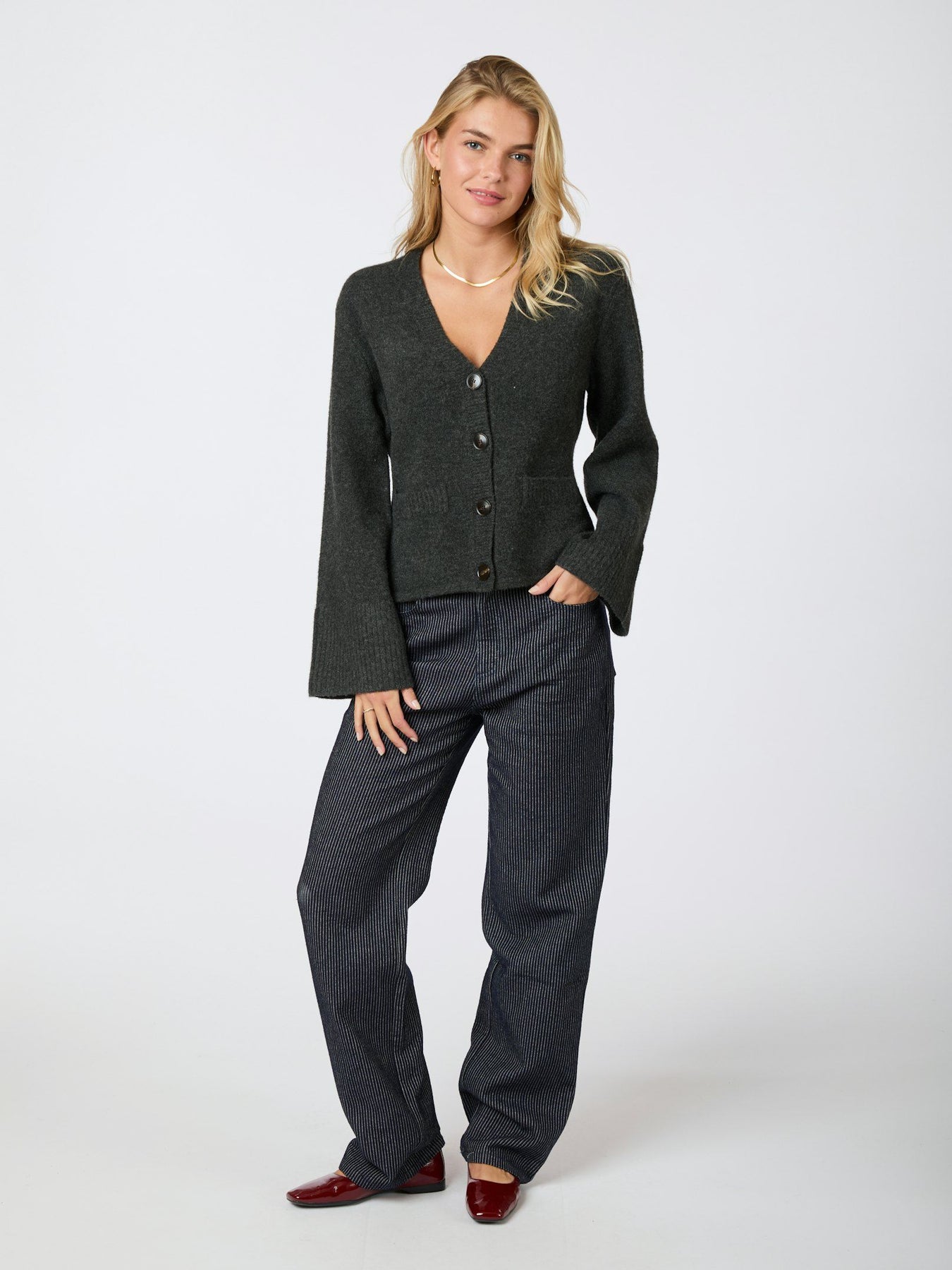 Pixie Knit Cardigan - Antracit