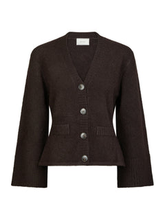 Pixie Knit Cardigan - Dark Brown