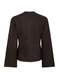 Pixie Knit Kofta - Mörkbrun