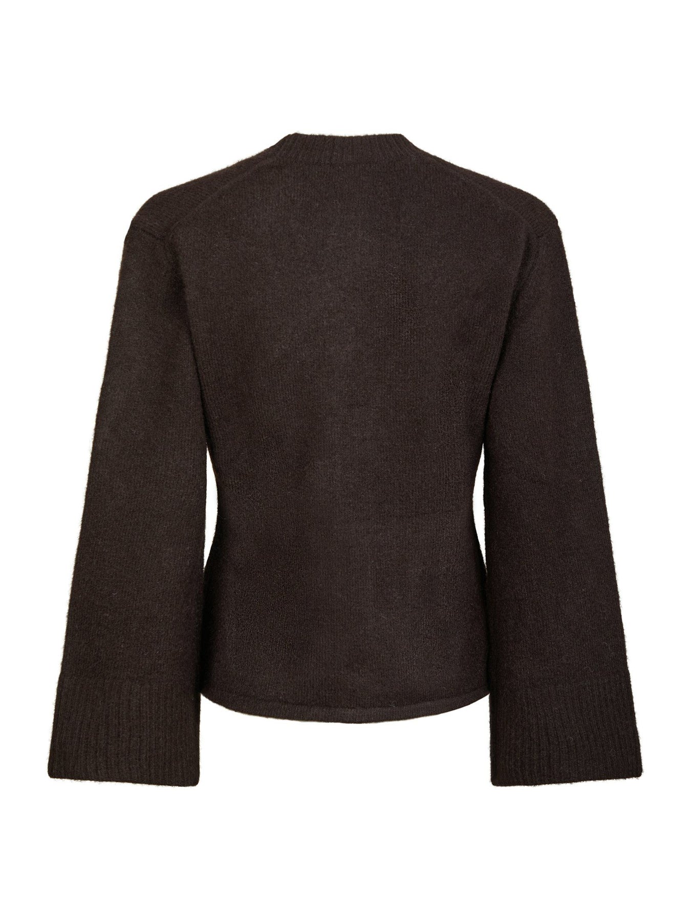 Pixie Knit Kofta - Mörkbrun