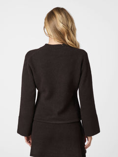 Pixie Knit Cardigan - Dark Brown
