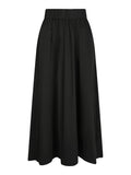 Yara Poplin Skirt - Svart
