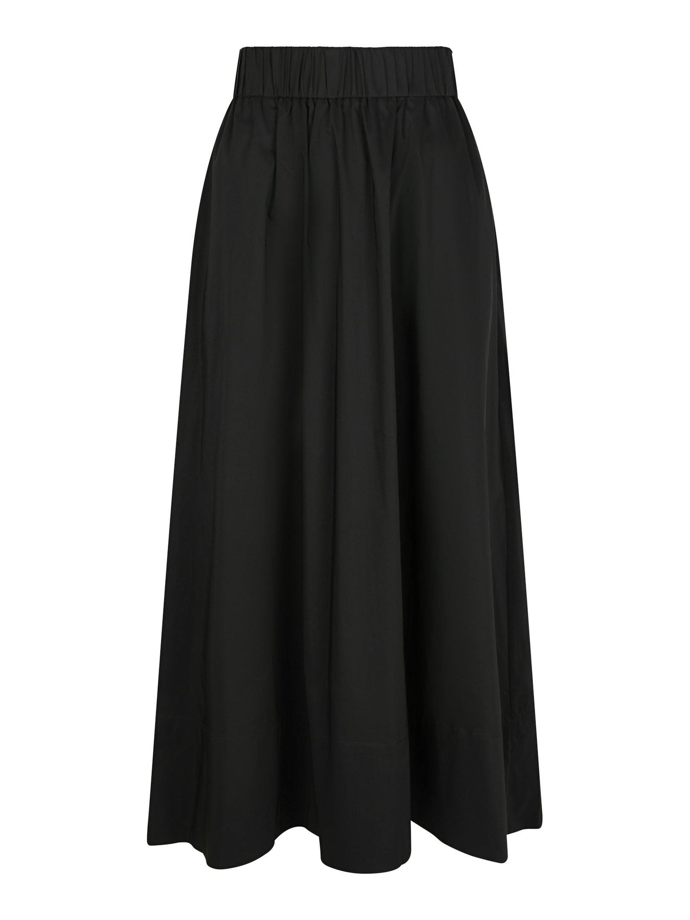 Yara Poplin Skirt - Svart