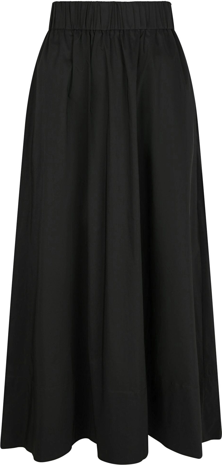 Yara Poplin Skirt - Black