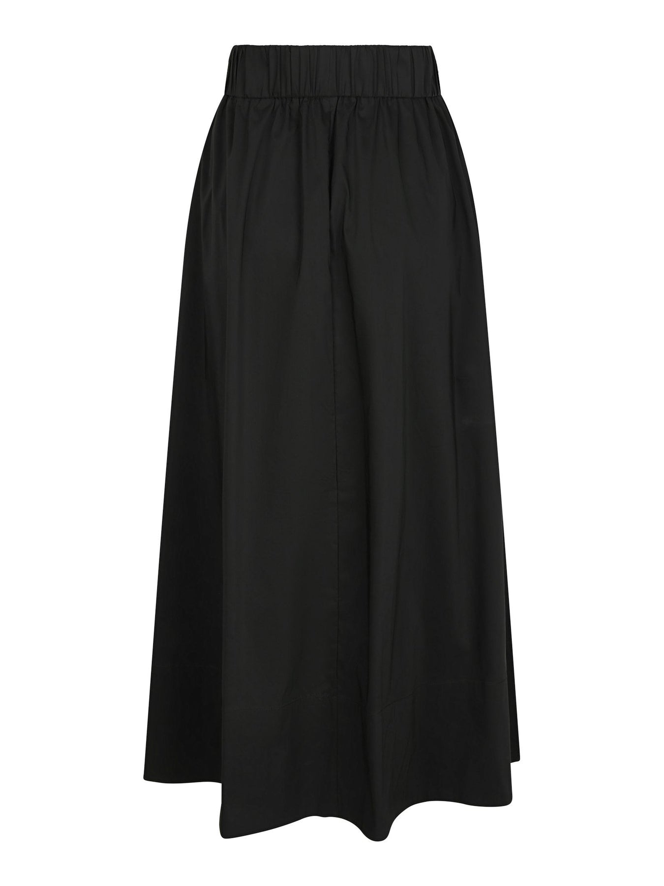 Yara Poplin Skirt - Svart